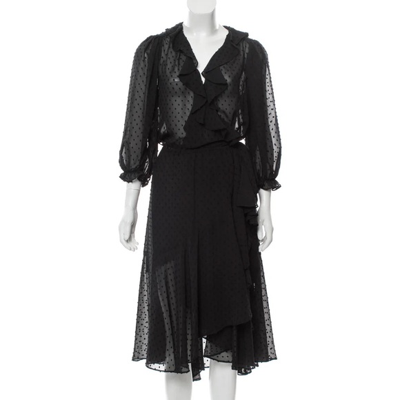 REVOLVE Dresses & Skirts - Revolve ICONS Swiss Dot Flamenco Wrap Dress